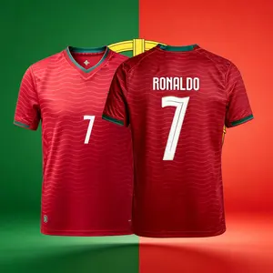 2026 Home And Away 7# Cristiano Ronaldo Short And Long Sleeve Soccer Jersey Fans Version