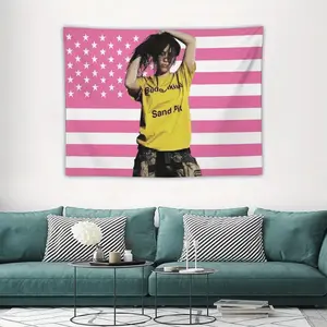 Best Billie Tapestry Flag Wall Hanging, Perfect for Decorating Bedrooms, Living Rooms, And Dorms. an Ideal Gift for Fans, Comes with a Free Installation Kit.