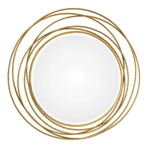 Whirlwind Mirror Gold Leaf