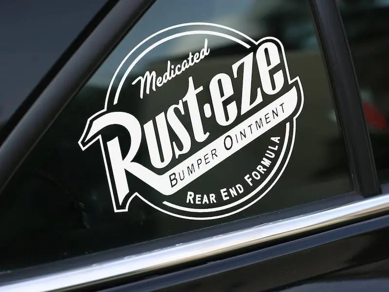 Rusteze Decal, Cars decals, Wall Decal, Laptop Decal, Vinyl Decals