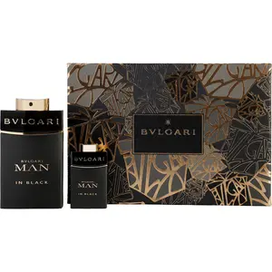 Bvlgari Man In Black Set-Eau De Parfum Spray 3.4 Oz & Eau De Parfum Spray 0.5 Oz For Men Bvlgari Man In Black Set-Eau De Parfum Spray 3.4 Oz & Eau De Parfum Spray 0.5 Oz For Men