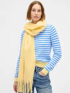 Gap Women's Brushed Fringe Scarf  - Gender Neutral