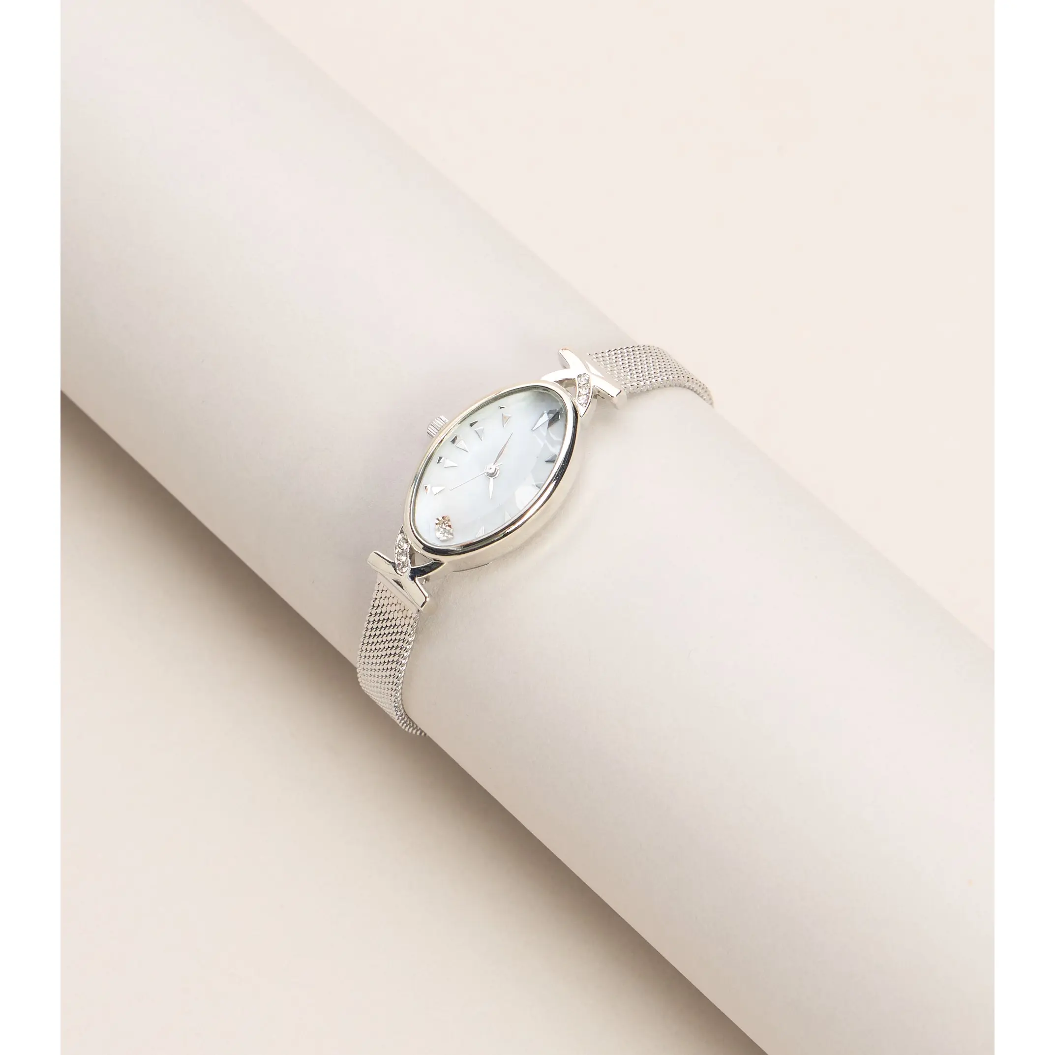 Time's On Your Side Mesh Watch