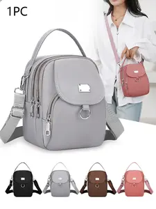 Multi-color mini shoulder crossbody bag, Casual handbag satchel, multi-compartment hand-held crossbody backpack, lightweight and portable, casual and versatile daily carry-on bag, suitable for daily travel, shopping, etc.