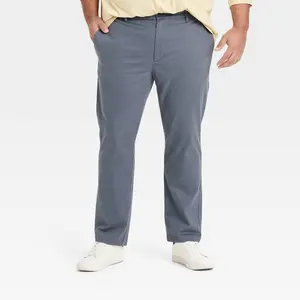 Men's Comfort Wear Slim Fit Chino Pants - Goodfellow & Co Gray 32x30