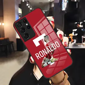 Football Star CR7  Phone Case Protector for Samsung S26 S25 Plus S20 S20 Plus S22 Ultra S23 FE S21 Plus S21 Ultra Glass cover