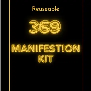 Reusable 369 Manifestation Kit - 21 Days of Intention Sheets