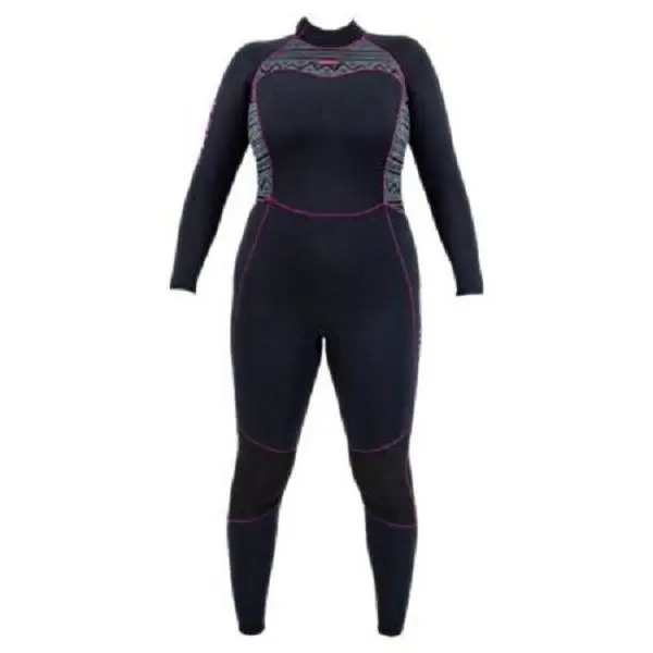 Akona 5mm Quantum Stretch Women's Full Wetsuit Dry Suit for Adults with Saltwater Resistant Zipper & Abrasion-Resistant Kneepads