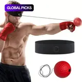 【Black Friday】Boxing Reflex Ball for Improving Reaction Speed & Hand-Eye Coordination, Boxing Training Equipment for Home, Men's Gift, Boxing Speed Trainer for Boyfriend, Boxing Training Gear #GLOBAL PICKS