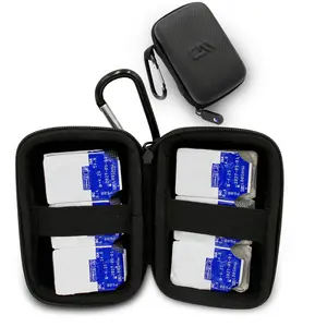 Travel Case for Contact Lenses Fits 12 Daily Disposable Contacts in a Compact Dual-Sided Storage Case - Includes Contact Lens Case Only