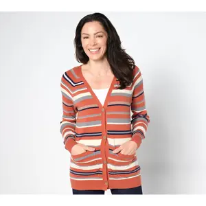 BEAUTIFUL by Lawrence Zarian Button Front Sweater Cardigan
