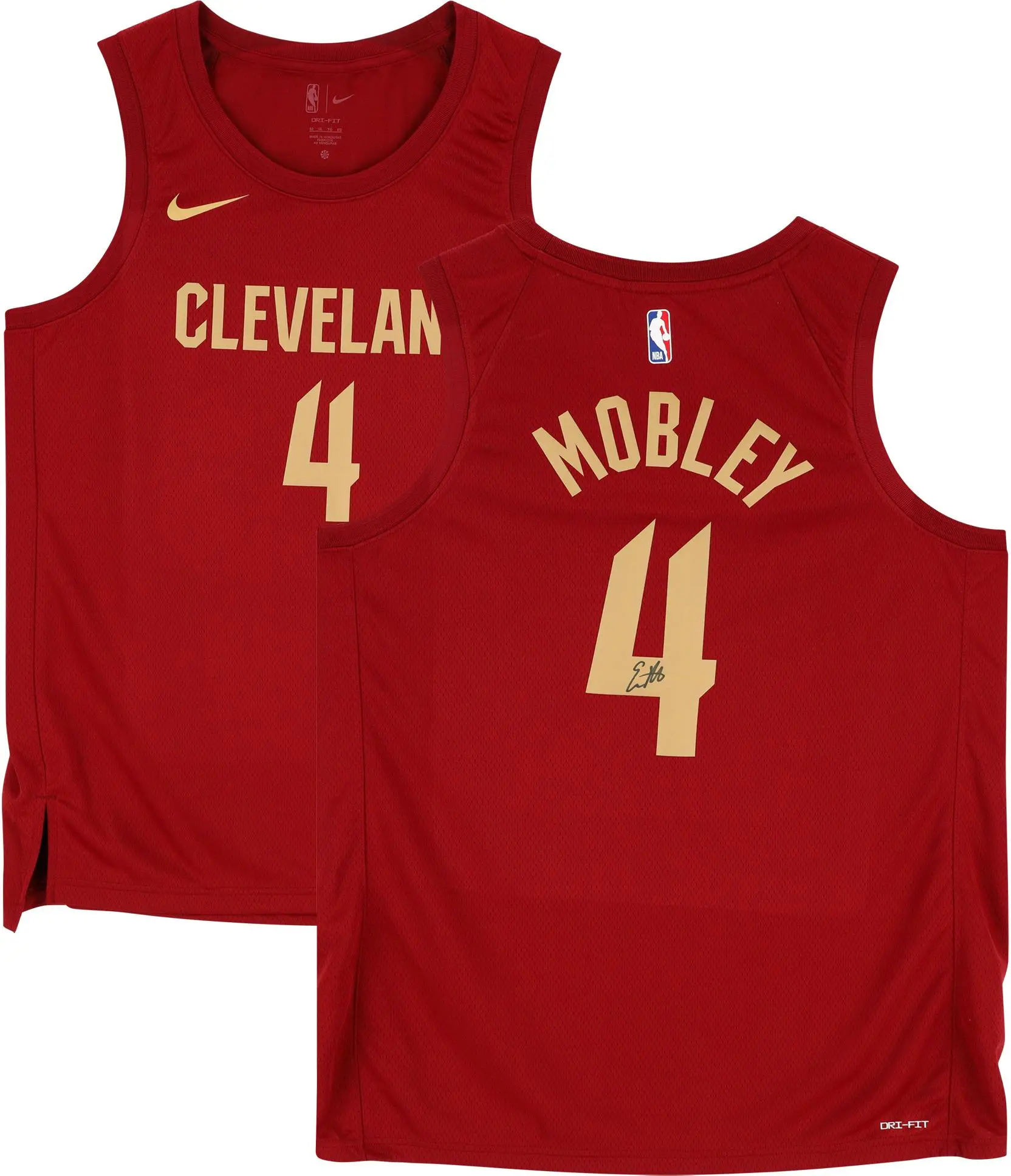 Evan Mobley Cleveland Cavaliers Autographed Red Nike 2022-2023 Icon Swingman Jersey - Fanatics Authentic Certified