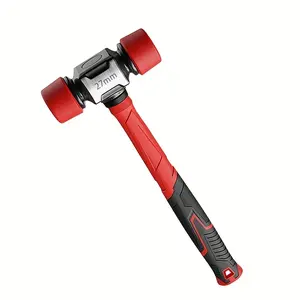 Rubber Mallet, Solid Non-rebound Installation Hammer, For Floor Tile Woodworking DIY and Professionals, Non-Scratching Hand Tools, Ball-peen Hammer
