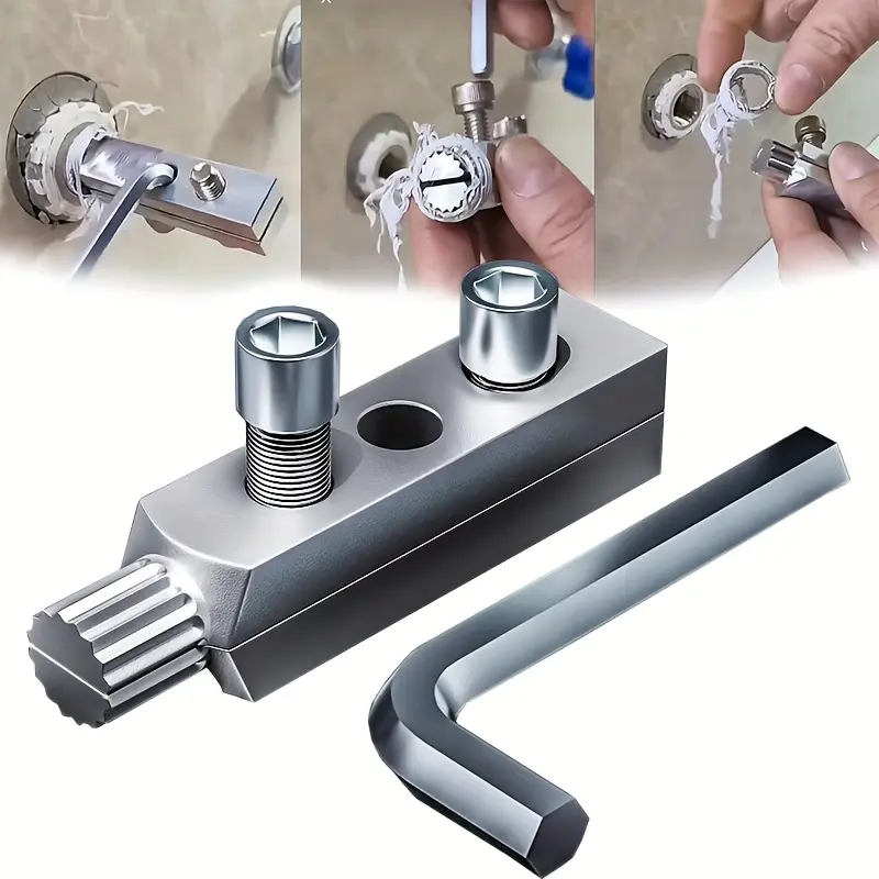 1pc tap valve wire breaker extractor, 1/2 inch and 3/4 inch broken screw removal tool, broken bolt removal Hardware tool kit Hand Tools - all-purpose pipeline repair and maintenance accessories for home and industrial pipeline maintenance