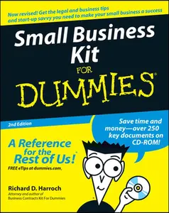 USED-Small Business Kit for Dummies [With CDROM] by Harroch, Richard D. (Paperback)