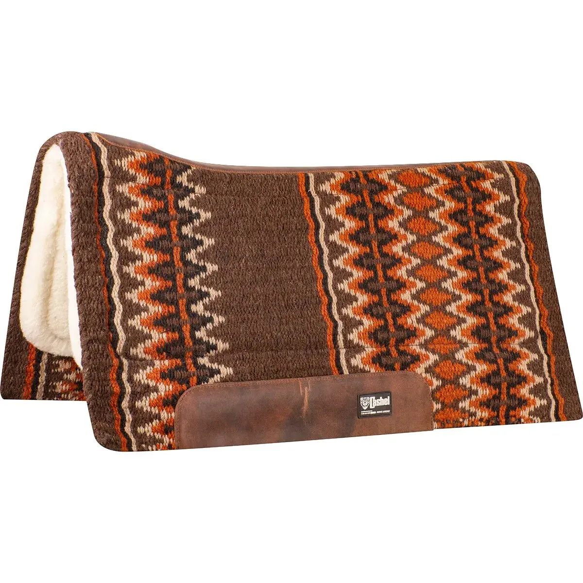 Cashel Performance Blanket Felt Western Saddle Pad - 34x38 - 3/4" Felt Core with Merino Fleece Bottom