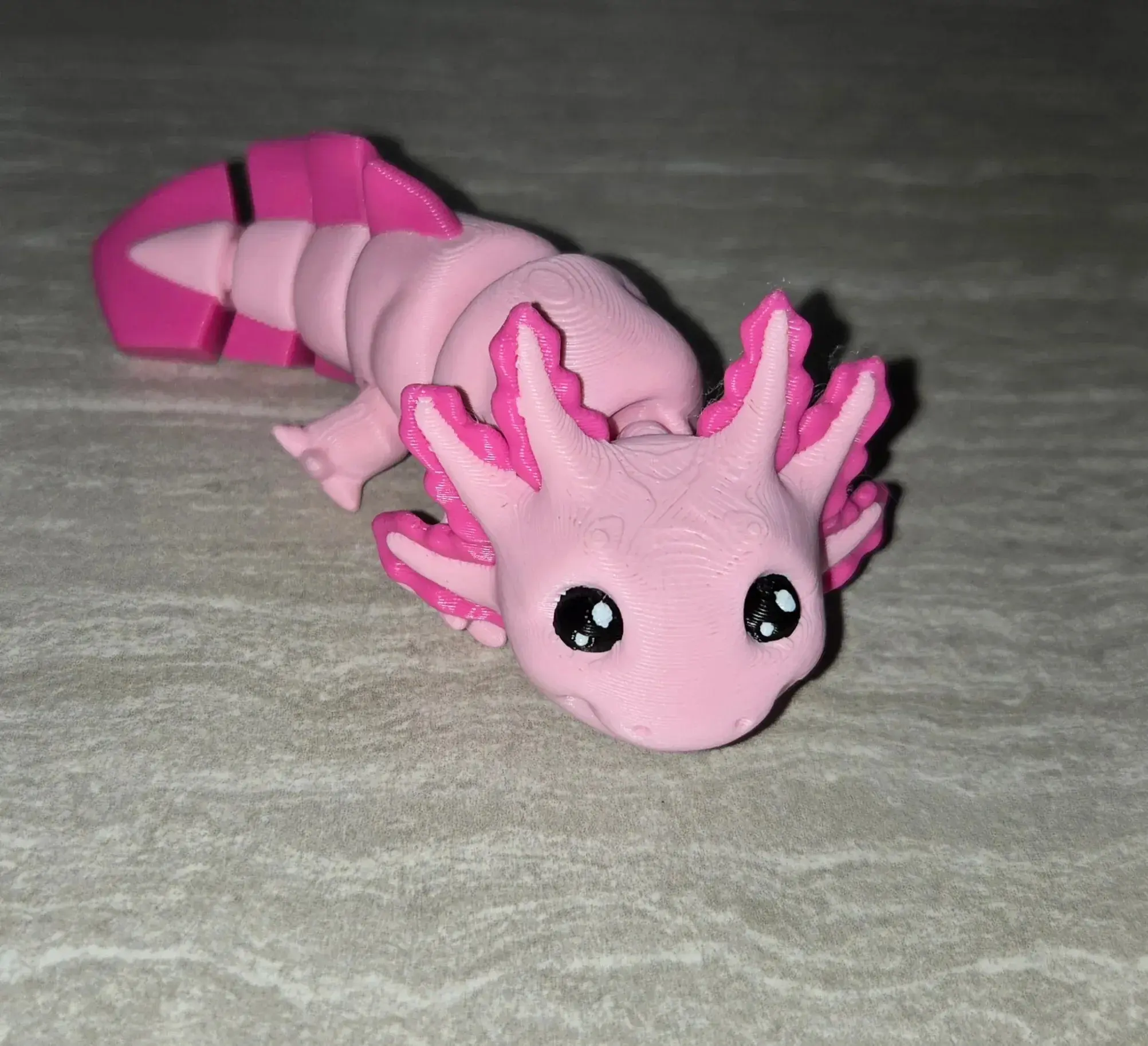 3d Printed Mini Axolotl | Articulating Figurine | Flexi 3d Printed Mini Axolotl | Articulating Figurine | Flexi