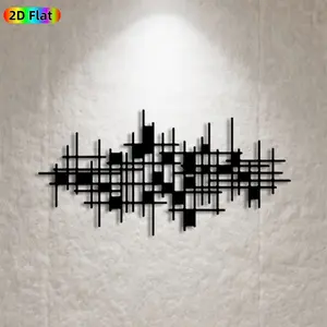 1pc Abstract Grid Metal Wall Art,Intricate Abstract Grid Statue Mural,Ideal Gift for New Year,Easter,Abstract Decor Enthusiasts,Weather-Resistant Metal Wall Decor Wall Sculptures,Perfect for Indoor Wall & Outdoor Fence Abstract Art Enthusiasts