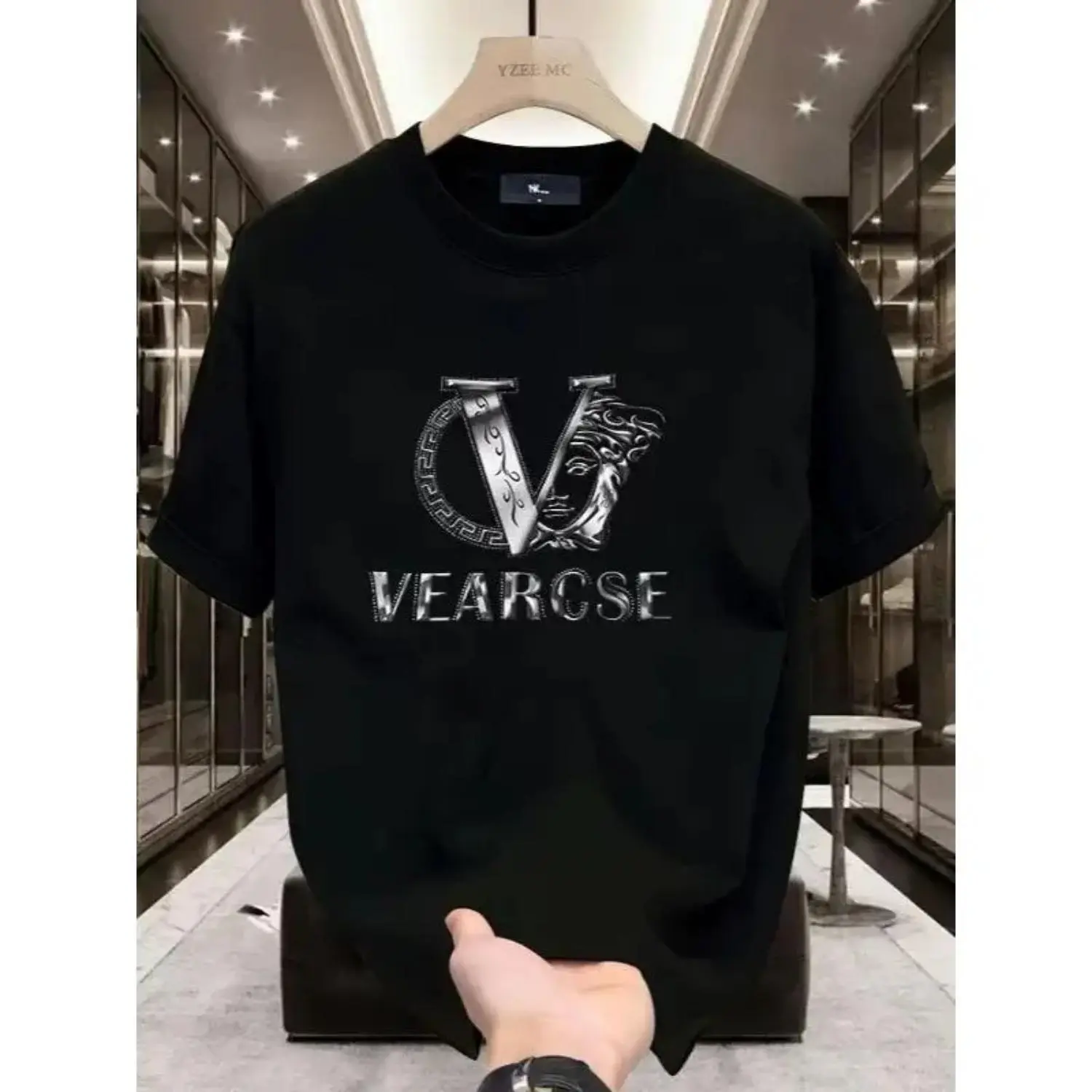 Women's Pure Cotton Round Neck Short-Sleeve Printed T-Shirt, Streetwear Top, Unisex Casual Clothes for Stylish Summer Outfits, Shortsleeve, Graphic Shirts, T Shirts For Women