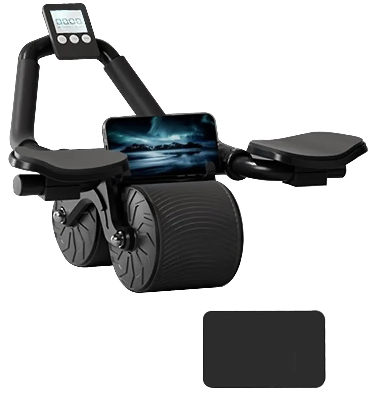 TekDeals Elbow Support Automatic Rebound Abdominal Wheel, Ab Roller for Abdominal Exercise Machine, Abs Workout Equipment, Dolly Core Strengthening Tr