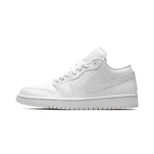 AIR JORDAN 1 Low WMNS "Triple White" Sports Sneaker, Style Code DV0990-111 AIR JORDAN 1 Low WMNS "Triple White" Sports Sneaker, Style Code DV0990-111
