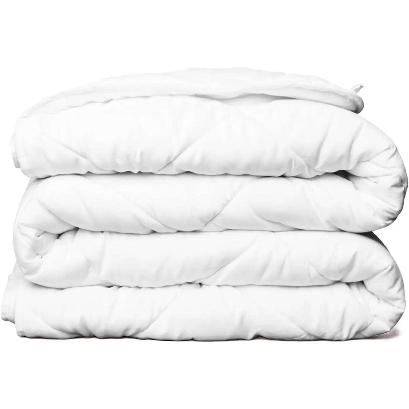 Microfiber All Seasons Down Alternative Comforter - Cooling Breathable Premium Soft Reversible Microfiber Duvet Blanket, White, Full