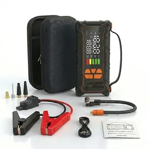 AAIVV Upgraded Portable Car Jump Starter,4000A Car Battery Starter, with 160PSI Tire Inflator, 12V Car Battery Starter, 15000mAh Mobile Power Bank, with LED Light.