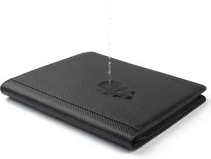 Toploader Binder – Holds 288 Toploaders, 9-Pocket Double-Sided Binder with Sleeves for 3 × 4″ Toploaders, Trading Card Storage Binder – Carton Black