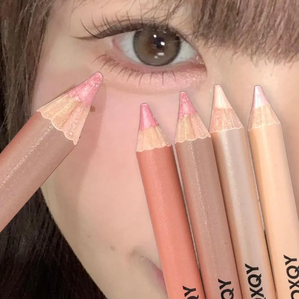 QXQY 3D Under-Eye Highlighter Pen Waterproof Smudge Resistant Long-Lasting Multi-Use Eye Liner Brightening Aegyo Sal Makeup Pen