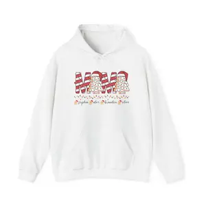 Mama Tik Tok Unisex Hoodie Sweatshirt, Christmas Gift, Cozy Cotton Blend, Kangaroo Pocket, Ethically Made, Embroidery Option