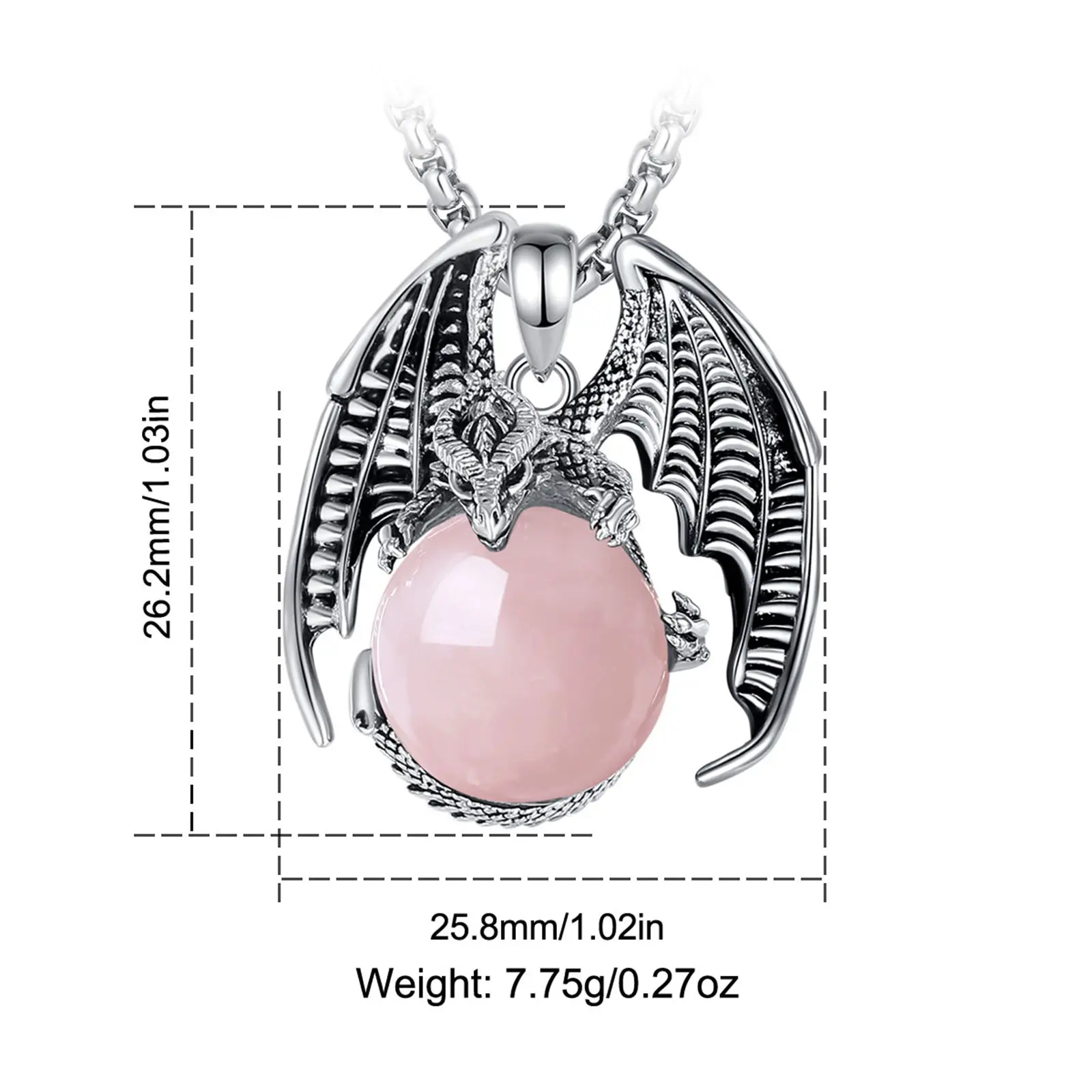 Style 2 Rose Quartz Ball