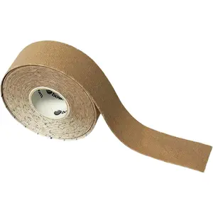 Beige Bowling Protection Tape Roll (72 2 3/4" Pieces) - Thumb/Finger Tape for Skin Protection & Consistent Release, Durable Breathable Bowling Accessory