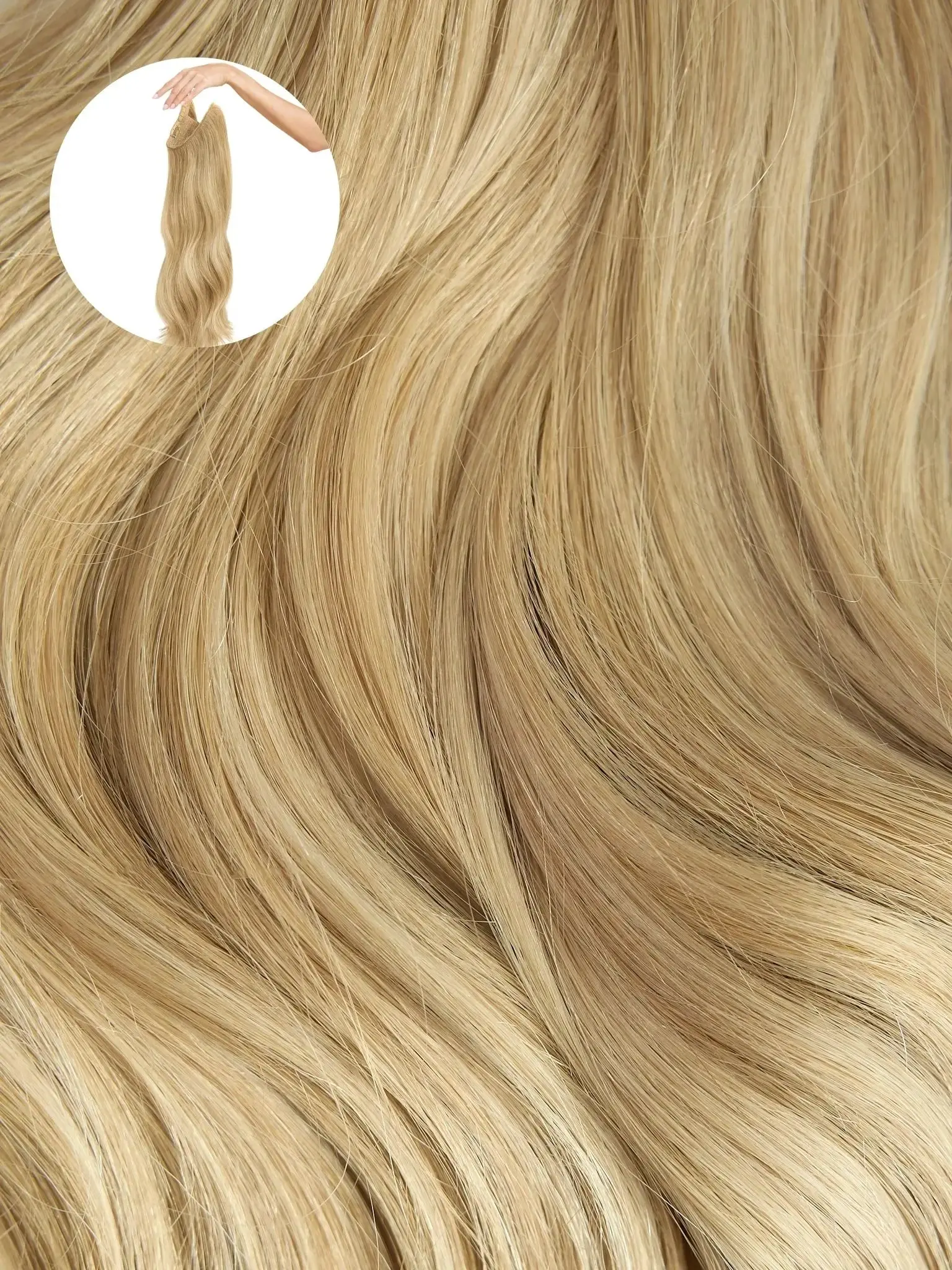 Warm Platinum Blonde Highlights (P18/613) Halo