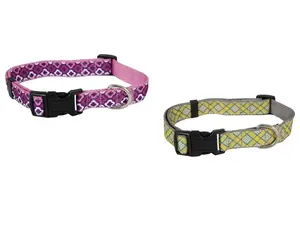 Aspen Pet Dog Collar - Comfortable Fit for All Breeds, Stylish Design, Durable Materials, Easy to Clean, Adjustable, Ideal for Active Dogs, Soft Materials, Perfect for Everyday Use