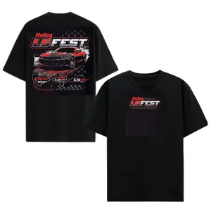 Holley LS Fest 2025 Tour T-Shirt, Modern Chevy Camaro Muscle Car Graphic Tee, For Men Car Enthusiasts and LS Engine Fans, Official Event Merch and Car Show Apparel Gift.