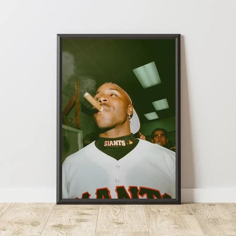 Vintage Baseball Poster, Baseball Print, Baseball Wall Art, NO FRAME