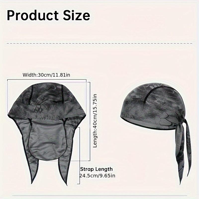 Camouflage Skull Cap, Camo Outdoor Cap, Quick Dry Mesh Beanie, Breathable Skull Beanie, Tie Back Head Wrap, Unisex Outdoor Cap, Lightweight Tactical Cap, Hiking Fishing Cap, Cycling Skull Cap, Multi Color Camo Beanie