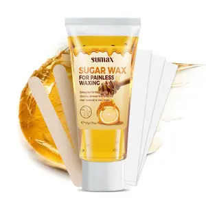 Hair removal wax 50g, 2 wooden sticks, 3 sheets of hair removal paper, whole body, legs, arms, underarms, body care, suitable for summer products, Sugar Wax Waxing Set