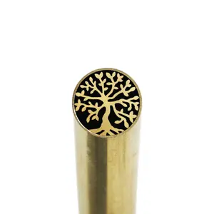 MOSAUS Mosaic Pin for Knife | Tree Of Life | Decorative Brass Knife Handle Pins for Fixed Blade Knives