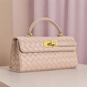 JW PEI Keyla Weave Texture Top Handle Bag - Pink