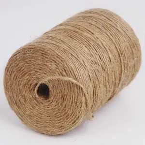 2Pack 2mm Natural Jute Twine String 1600 Feet Long Twine String for Crafting Gardening Gift Wrapping Macrame DIY Home Decor (Brown-800Feet/Roll)