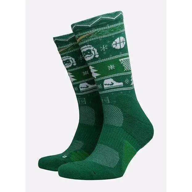 [SX7866-312] MENS NIKE ELITE CHRISTMAS CREW SOCKS