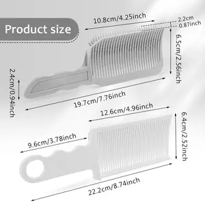 1pcs Curved Combs, Professional Positioning Blending Combs, Ergonomic Design for Home Salon