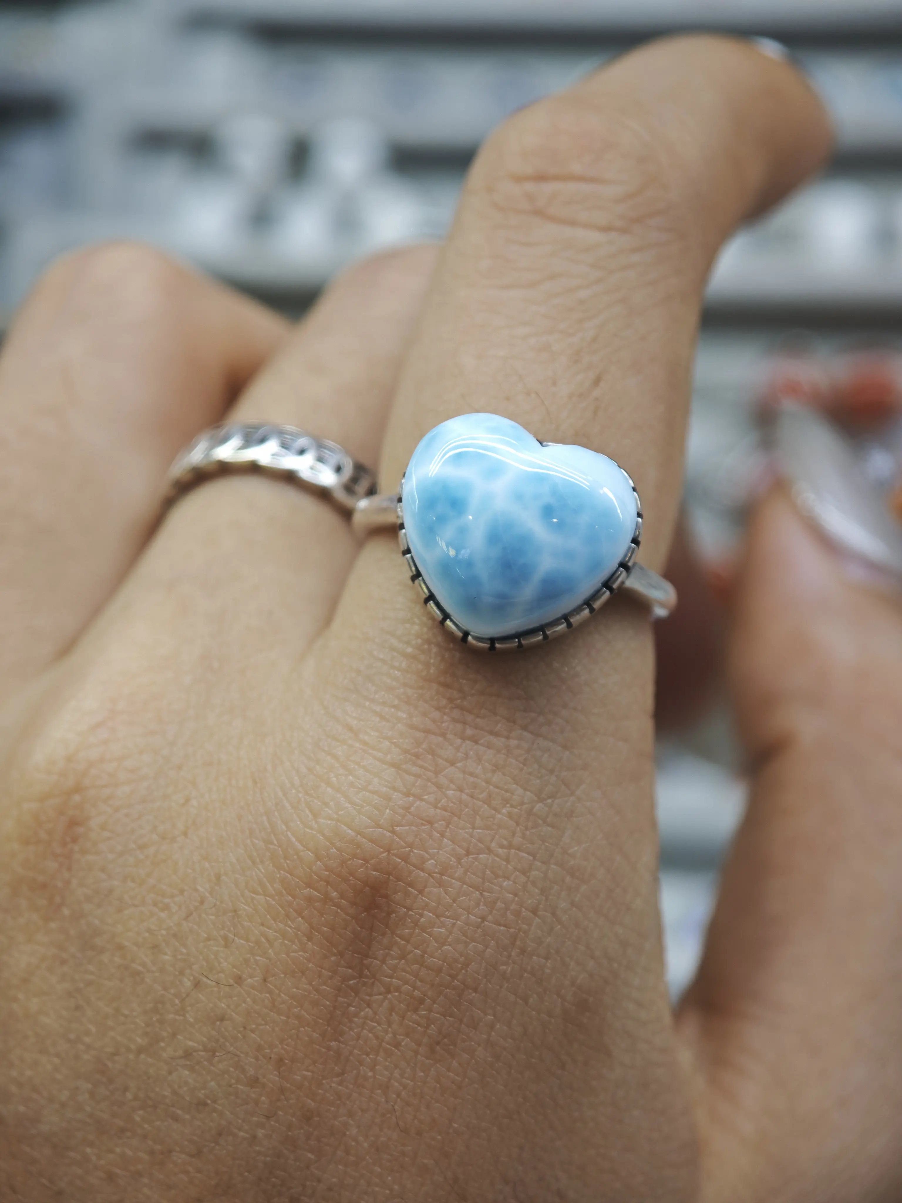 Yvon(13072)gc.larimar ring