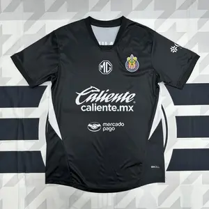 2425  Away Jersey  Red and White Stripe Short Sleeve Soccer Jersey