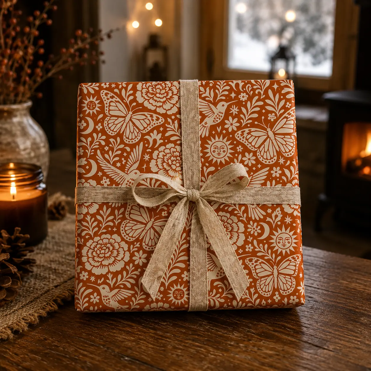 [Wrapping Paper] Mexican Festive Mexico Weddings Latina Folk Christmas Holiday Birthday Celebration Gift Wrap Packaging