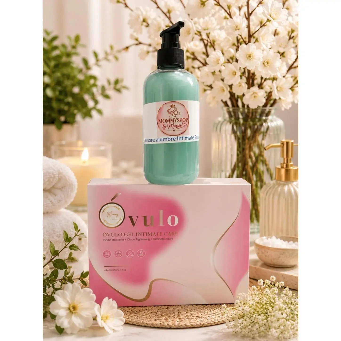 Amorealumbrecombo Ovulo Gel Intimate Wash - Gentle & Nourishing Formula for Daily Use - 100ml Bottle