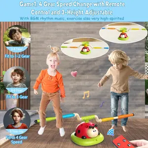 4-In-1 Insect Sports Machine for Kids Aged 3+, Interactive Intelligence Toy Set, Includes Remote Control, Perfect Gift for Birthdays