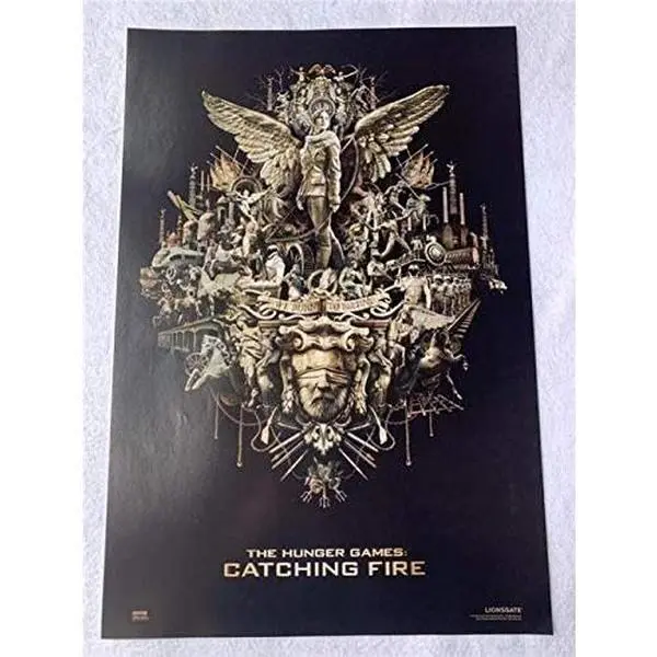 THE HUNGER GAMES: CATCHING FIRE - 13"x20" Original Promo Movie Poster 2013 Imax Version Jennifer Lawrence