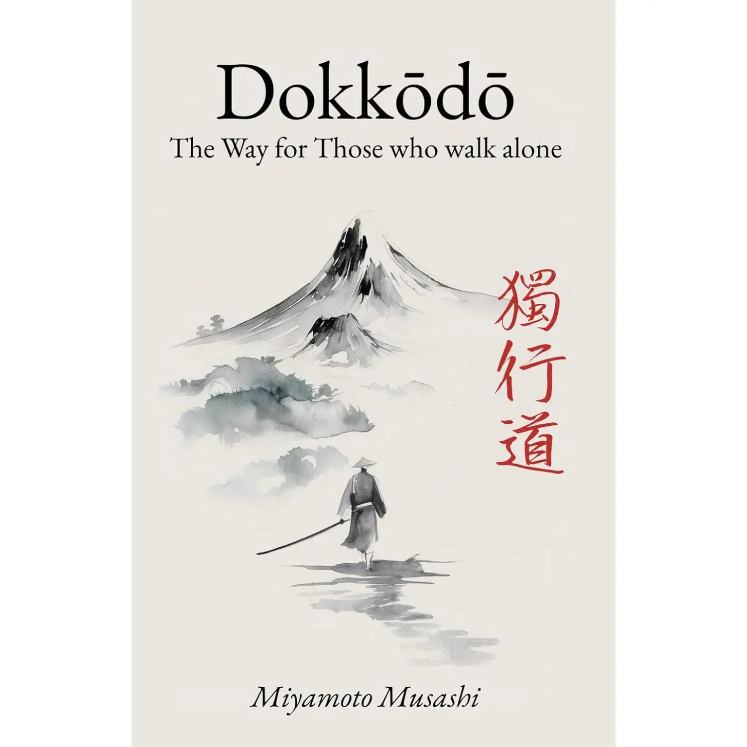 Dokkodo. The Way for Those Who Walk Alone: The 21 Principles of Japanese Samurai Philosophy by Miyamoto Musashi with Illustrations